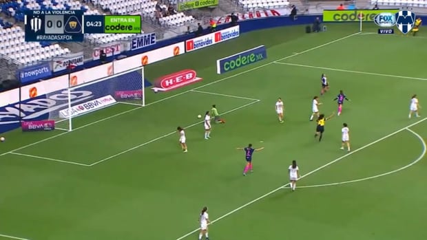 Monterrey Women hammer Pumas 6-0 in the 2022 Apertura